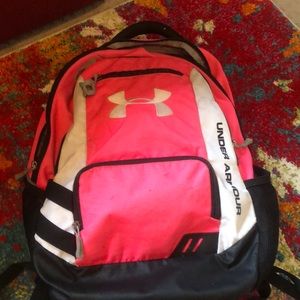 Hot Pink under armour back pack